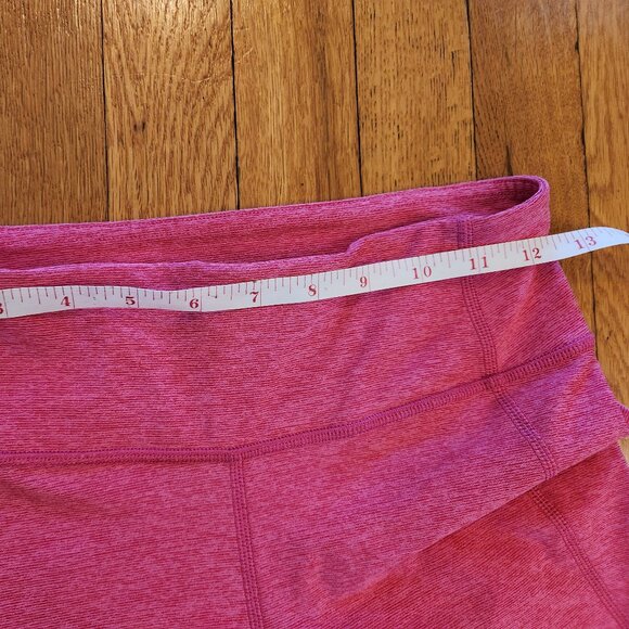 Outdoor Voices Flamingo Pink Crop Ankle Leggings Small S EUC Midrise - Picture 5 of 8
